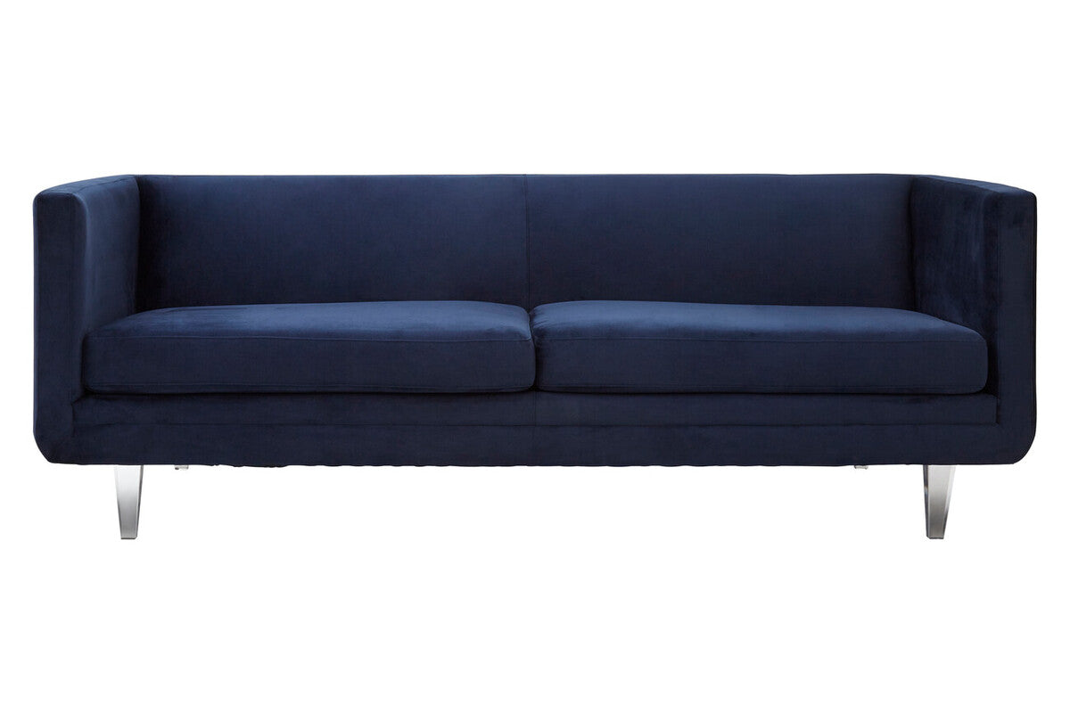 Pinner Navy Velvet 3 Seater Sofa