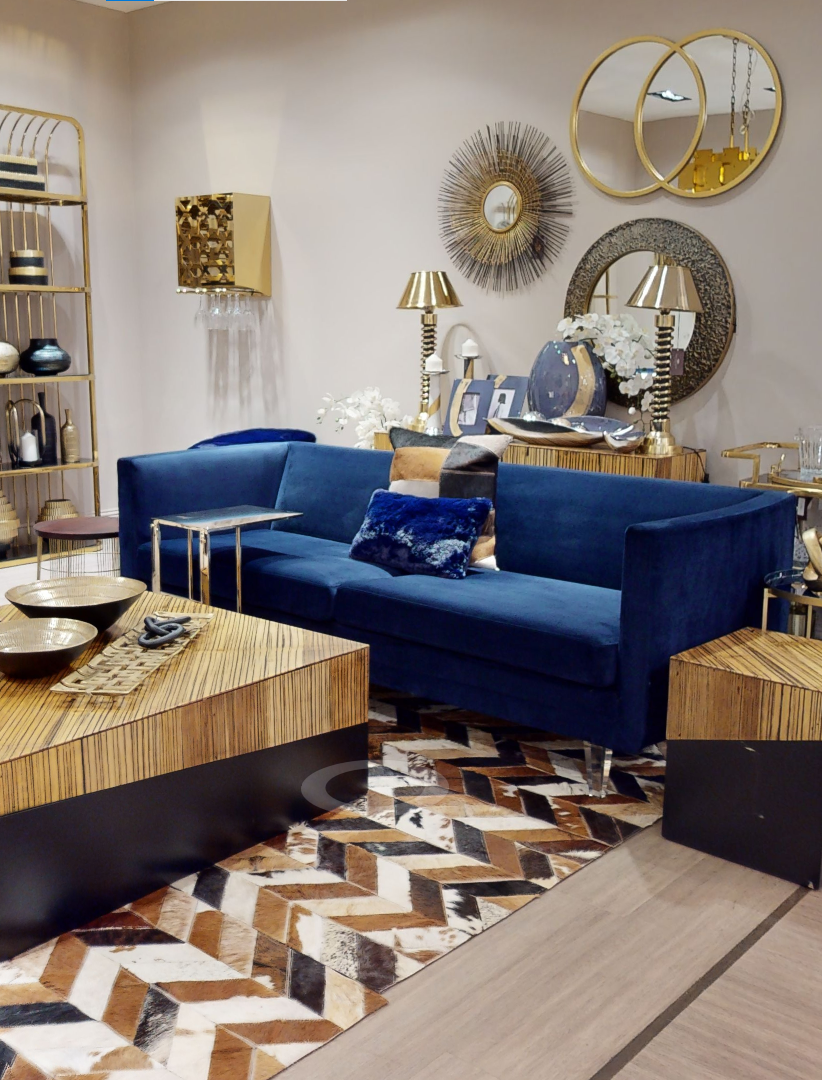 Dark Blue Sofa, Pinner