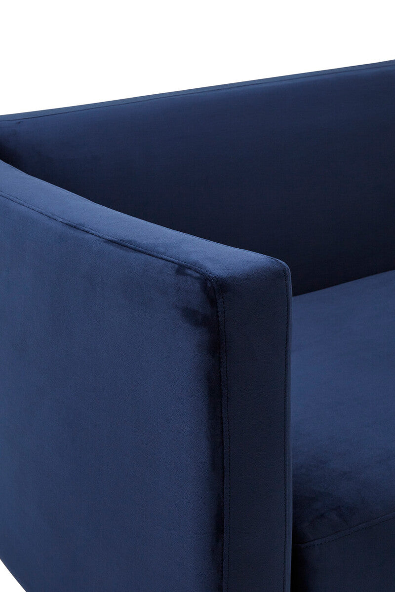 Pinner Navy Velvet 3 Seater Sofa