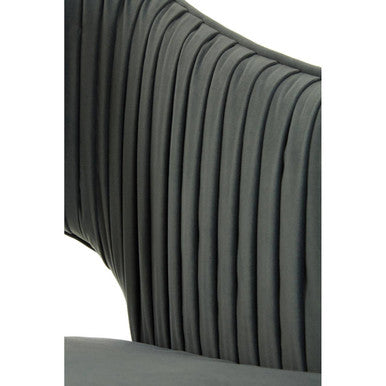 2 Seater Dusky Blue Velvet Sofa, Hendricks