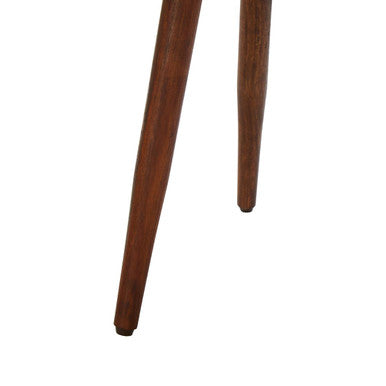 Boho Grey Sheesham Wood Hexagonal Side Table