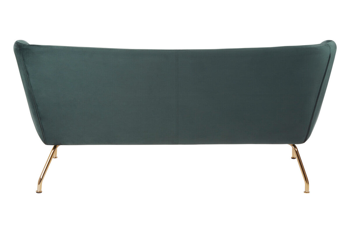 2 Seater Green Sofa, Kolding