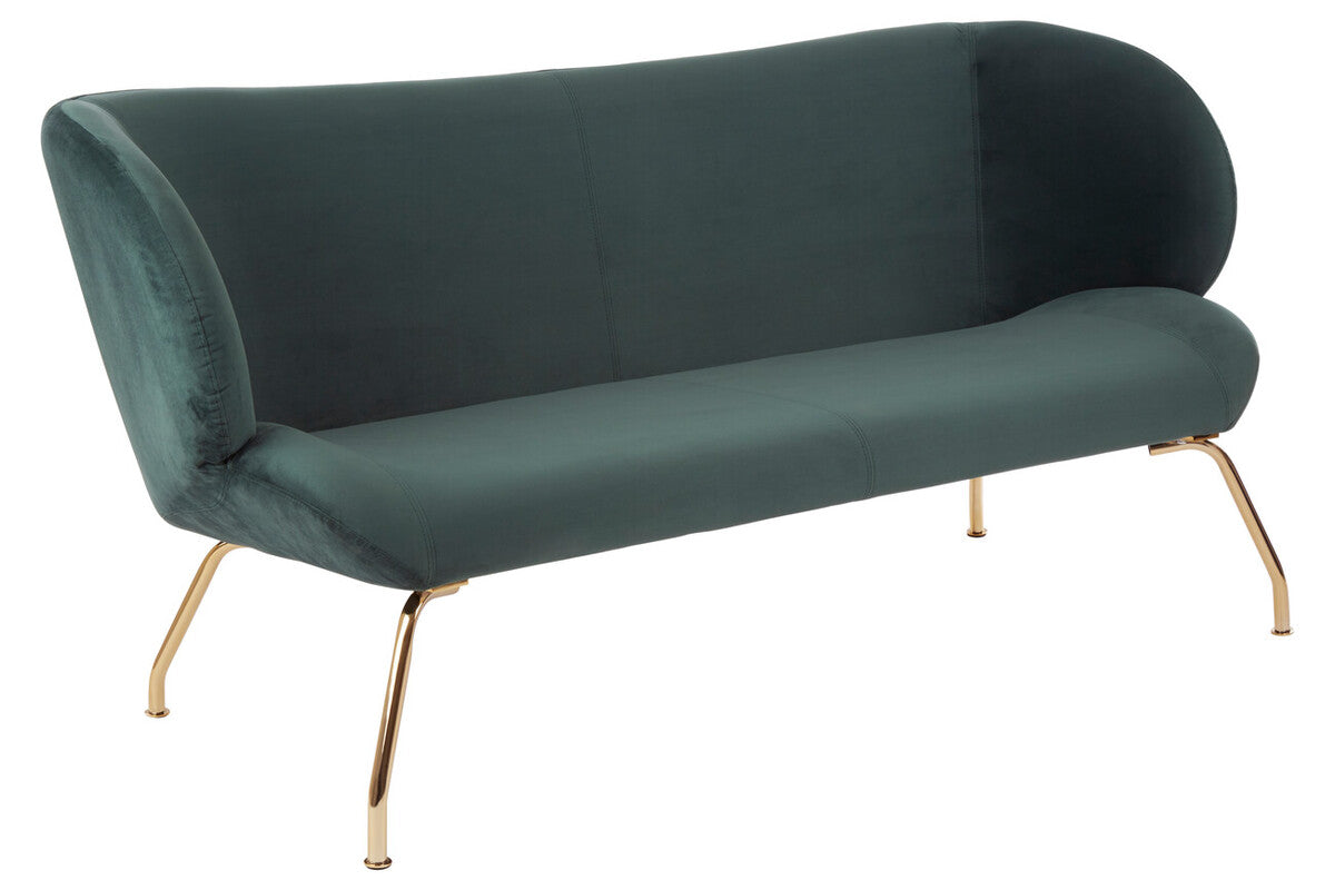 2 Seater Green Sofa, Kolding