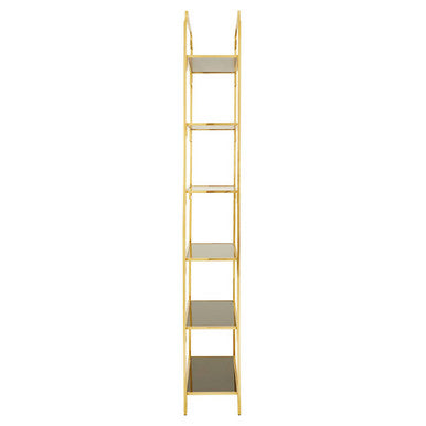 Horizon Rectangular Tempered Glass 6 Tier Shelving Unit