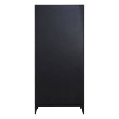 Salvar 2 Tone Oak Wood Tall Cabinet