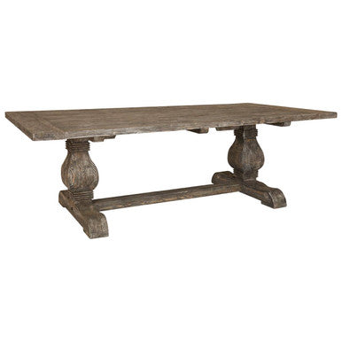 Lovina Recycled Pine Wood Rectangular Dining Table