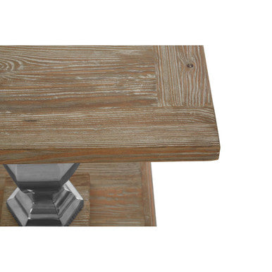 Richmond White Washed Pine Wood Side Table