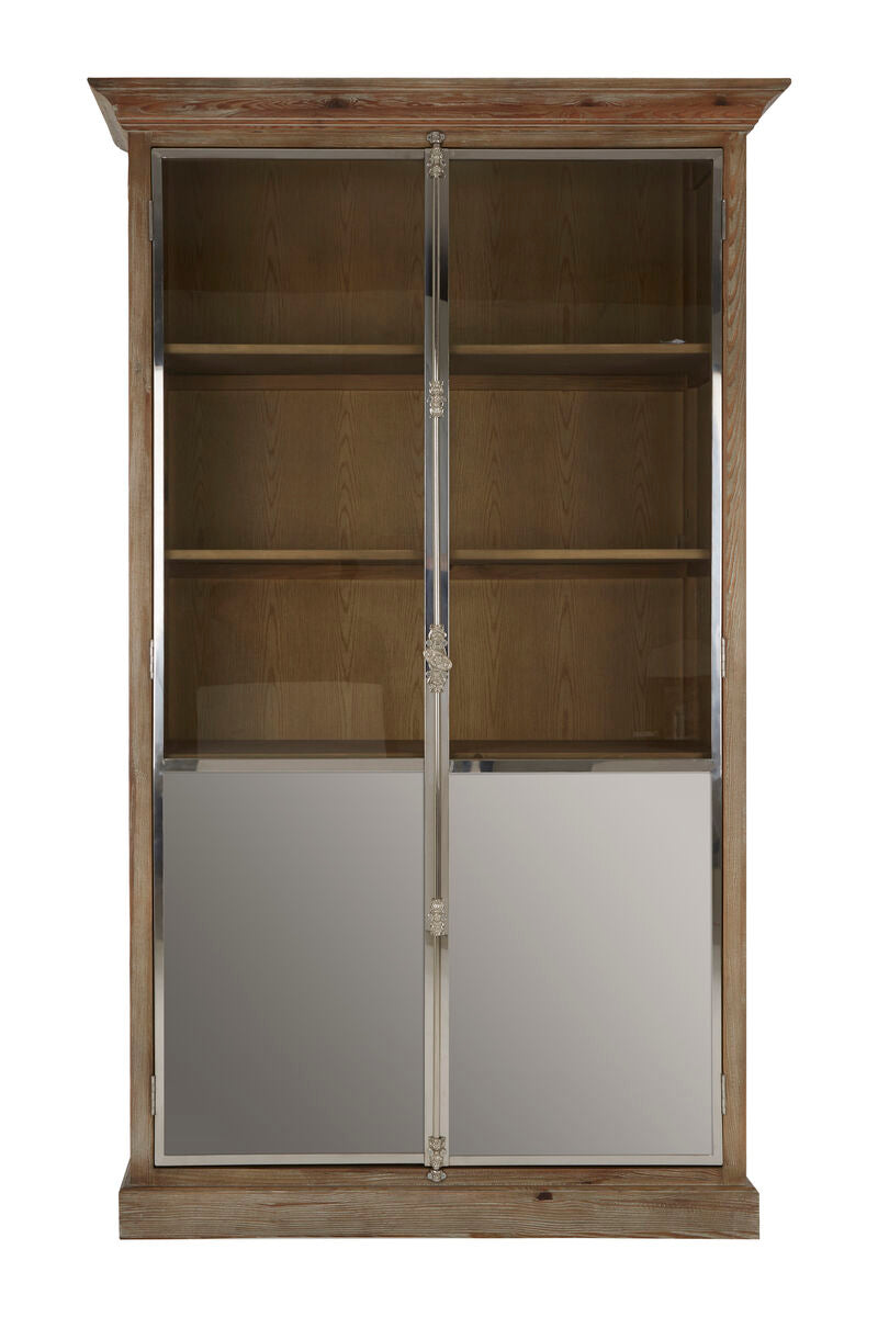 Richmond White Washed Pine Wood 2 Door Cabinet