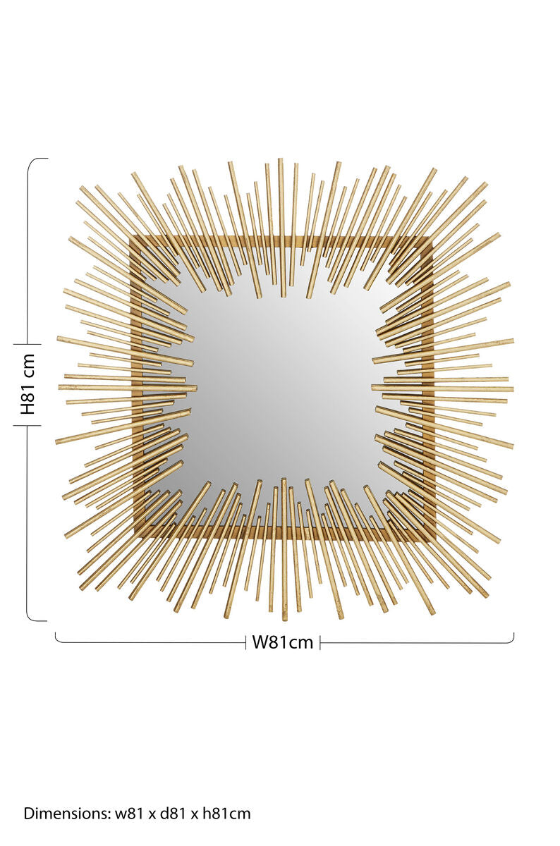Sunray Sunburst Wall Mirror