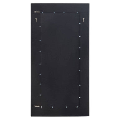 Lucca Recycled Dark Oak Wood Floor Mirror