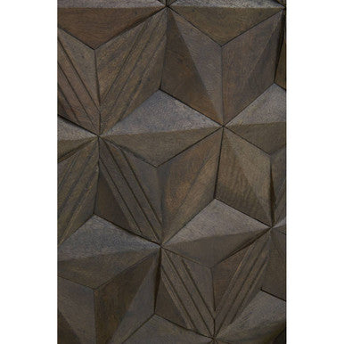 Solana Grey Wash Mango Wood Wall Mirror