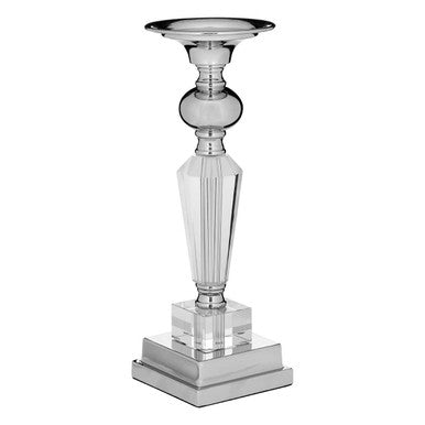 Amara Crystal and Metal Small Candle Holder