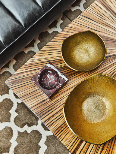 Estrella Gold Finish Small Bowl