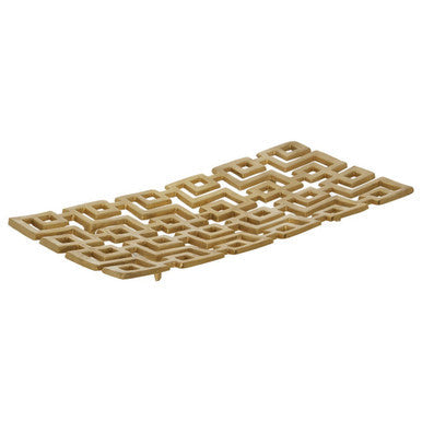 Delphi Large Gold Finish Plate