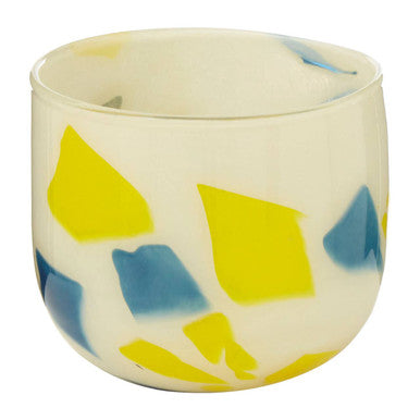 Carra Abstract Design Glass Planter