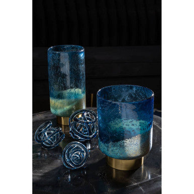 Cleo Small Bubble Effect Vase
