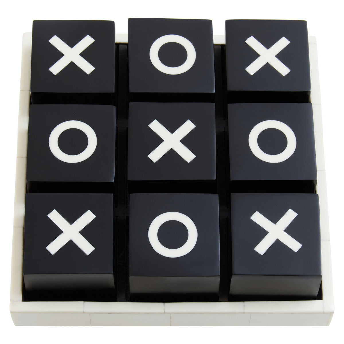 Churchill Games Small Black and White Noughts & Crosses Game
