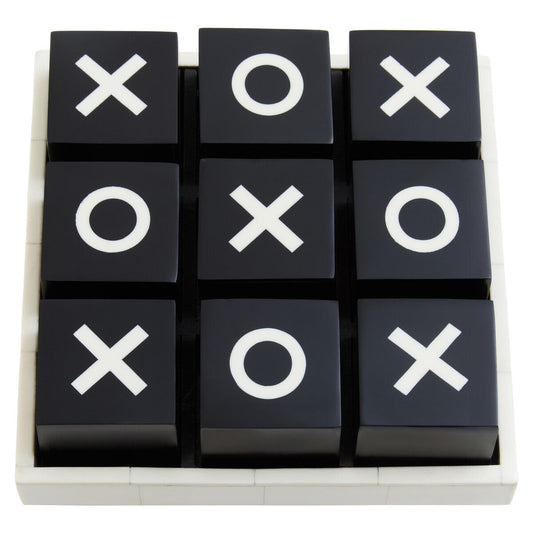 Churchill Games Small Black and White Noughts & Crosses Game