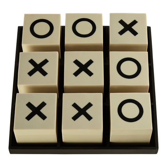 Churchill Games Large White and Black Noughts & Crosses Game