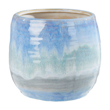 Caldera Blue Gradient Curved Planter