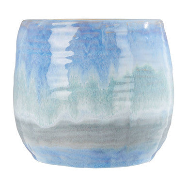 Caldera Blue Gradient Curved Planter