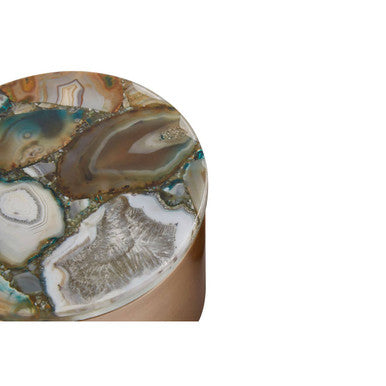 Bowerbird Small Trinket Box with Agate
