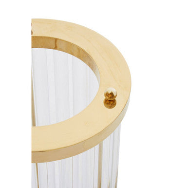 Franklin Large Gold Finish Candle Holder