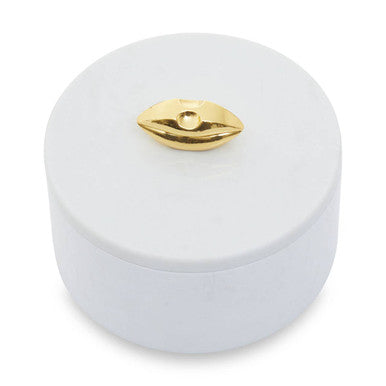 Flos White Marble Storage Jar