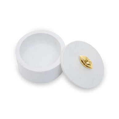 Flos White Marble Storage Jar