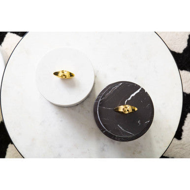 Flos White Marble Storage Jar