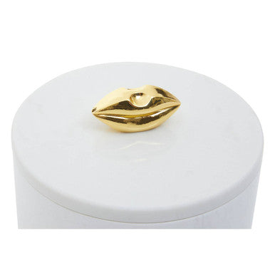 Flos White Marble Storage Jar