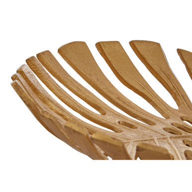 Monstera Small Gold Finish Leaf Dish | Prato