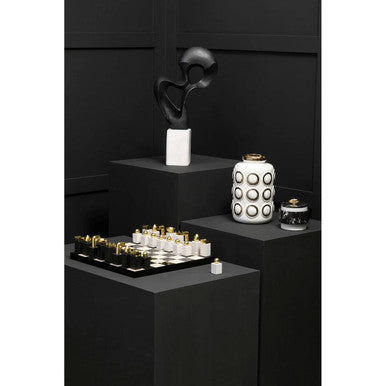 Black Finish Knot Sculpture | Mirano