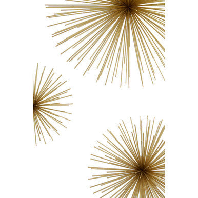 Set of 3 Gold Finish Starburst Wall Decor | Mirano