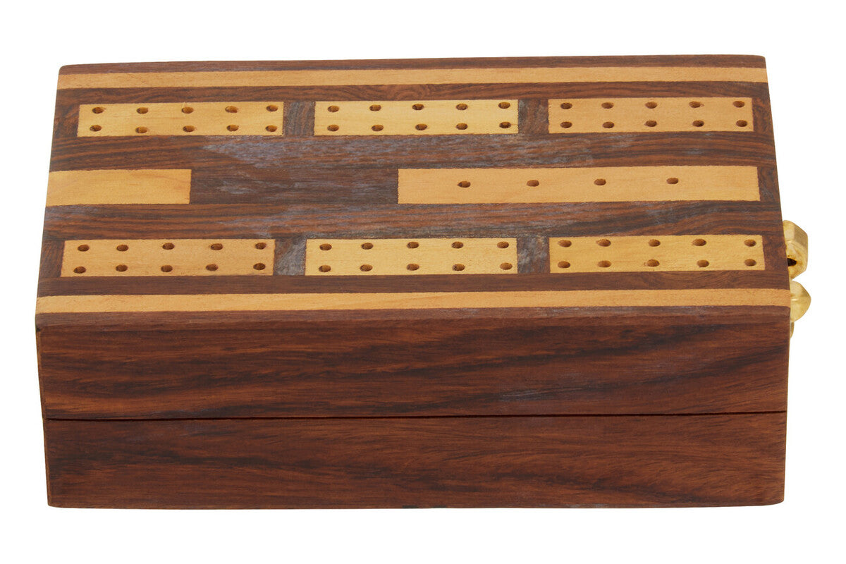 Churchill Games Sheesham Wood Cribbage Set