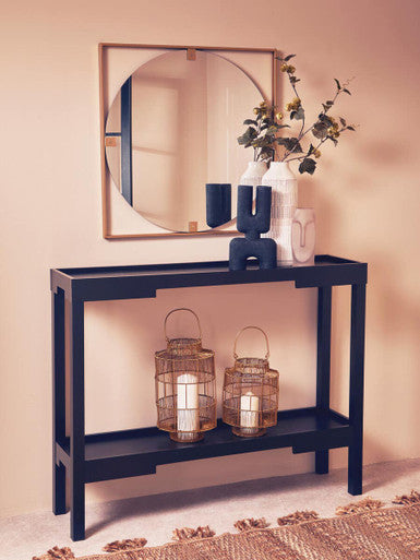 Enzo Small Gold Wire Lantern