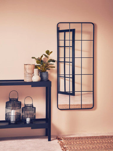 Enzo Small Black Wire Lantern