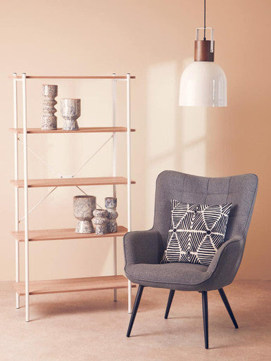 Medium Speckled Beige Vase | Shai
