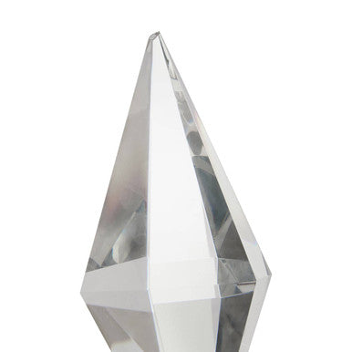 Carrie Clear Crystal Multi-faceted Ornament
