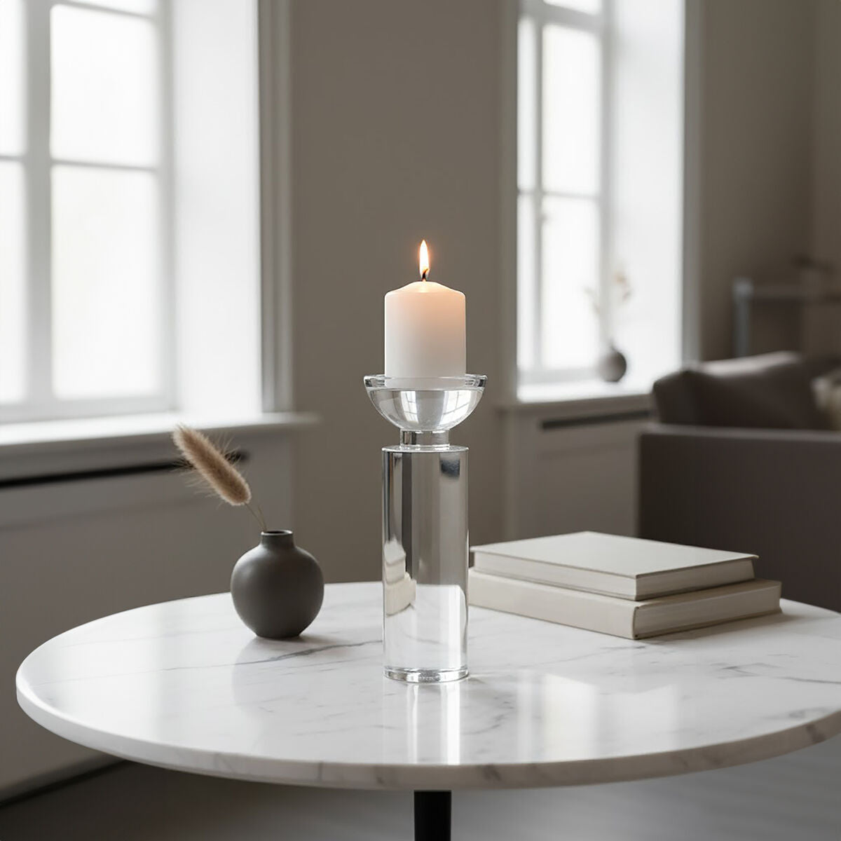 Carrie Medium Crystal Candle Holder