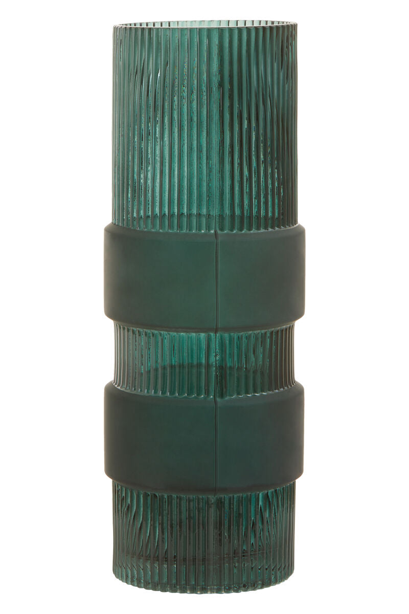 Blume Large Green Glass Vase
