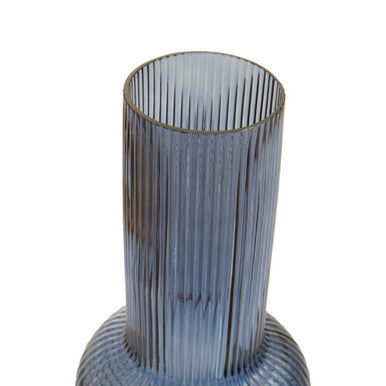 Benka Blue Glass Vase