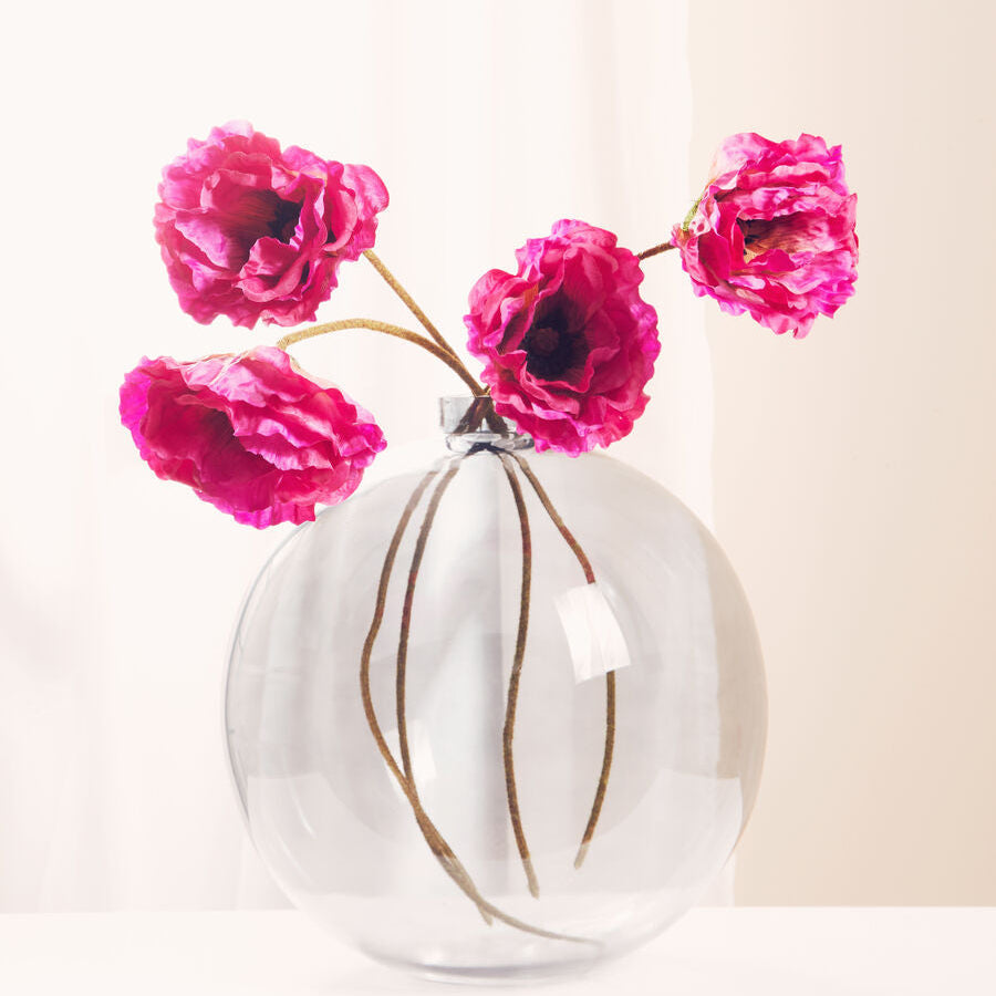 Bree Grey Glass Vase