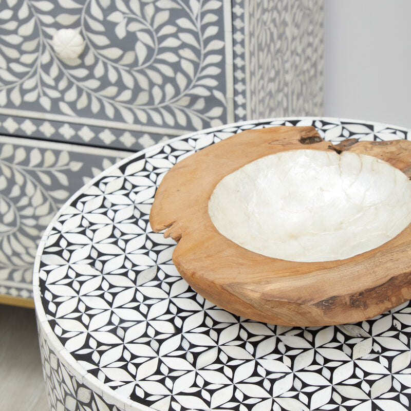 Seraya Coco Shell Wooden Bowl