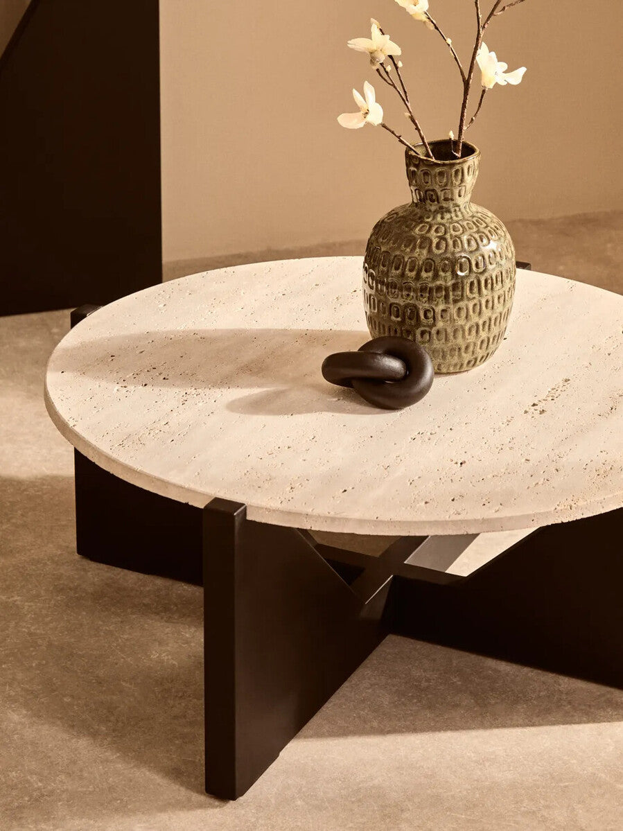 Large Green Textured Ceramic Vase | Yana