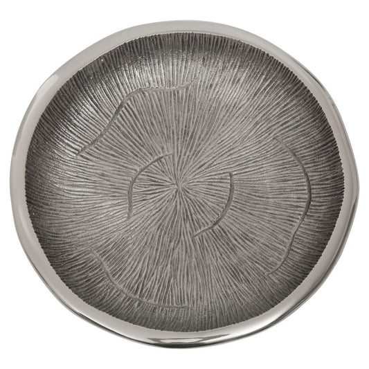 Small Oak Effect Silver Bowl | Silva