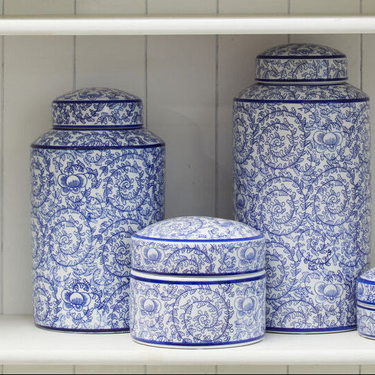 Calix Large Ceramic Trinket Box