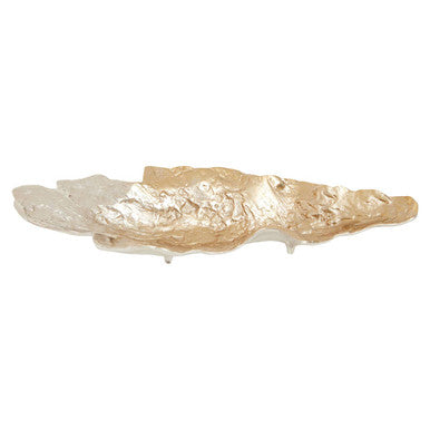Dion Small Ombre Silver and Gold Finish Dish