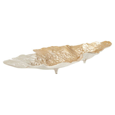 Dion Small Ombre Silver and Gold Finish Dish