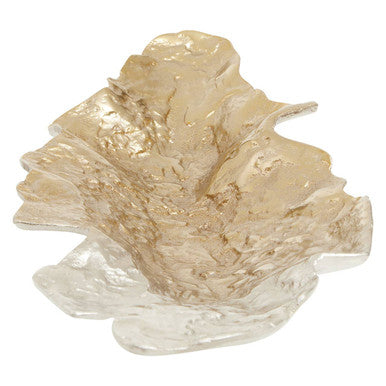 Dion Small Ombre Silver and Gold Finish Dish